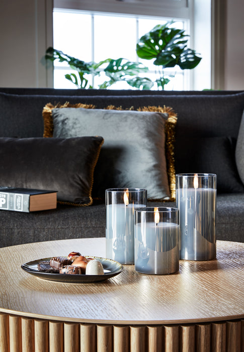 Ambience lys med glass 10 cm