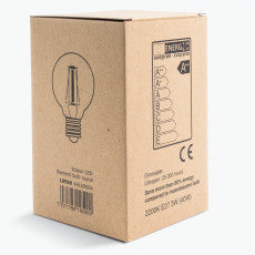 Edison LED glødepære rund