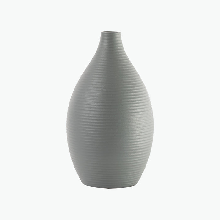 Shapes dusty green vase medium H: 23 cm