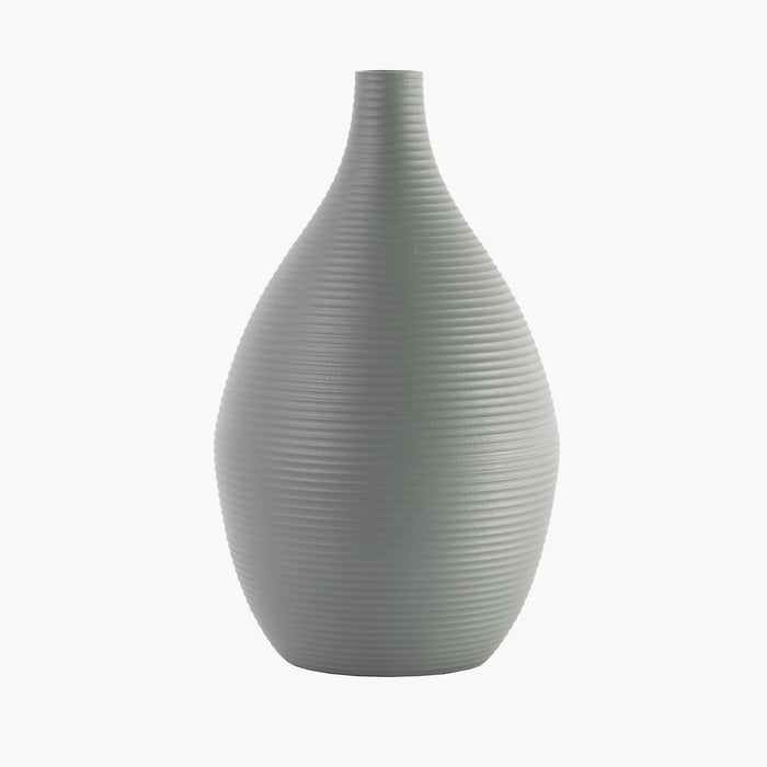 Shapes dusty green vase høy H: 30 cm