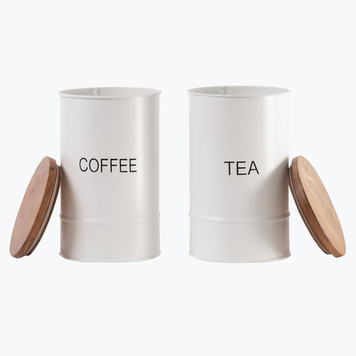 Bistro te- og kaffeboks sett à 2