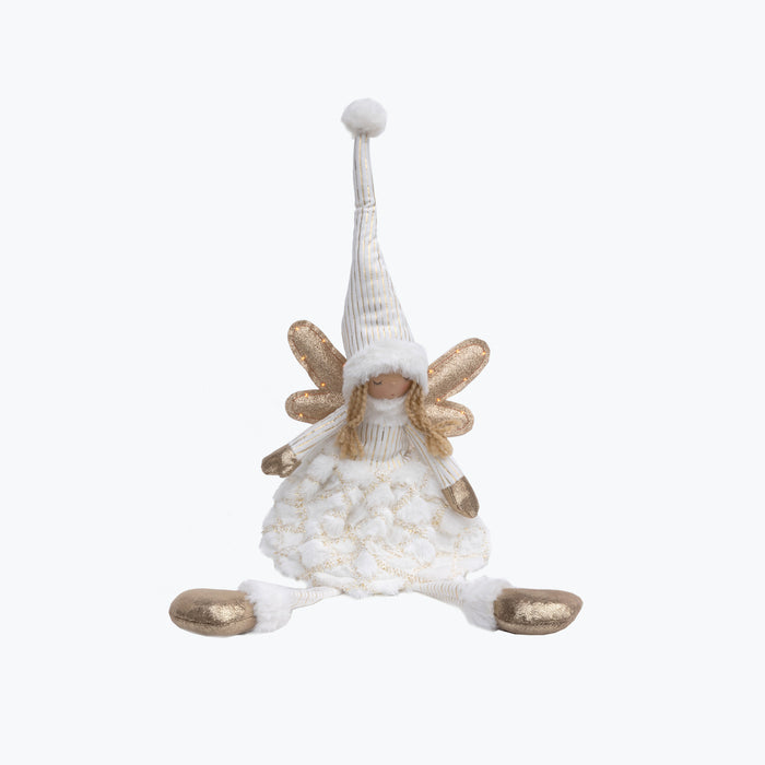 White Angel sittende