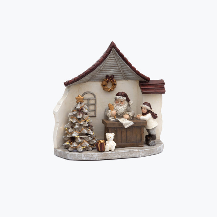 Christmas Spirit nissens verksted m/LED lys