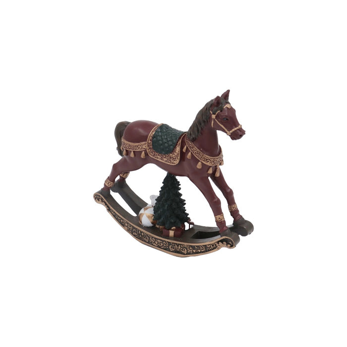 Christmas Spirit gyngehest 18 cm