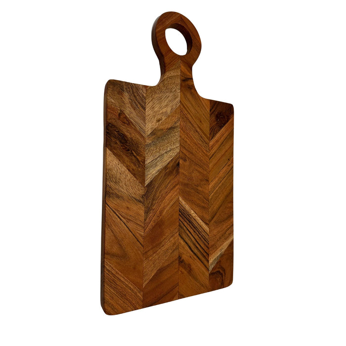 Vintage chevron fjøl 20x40 cm