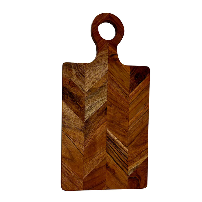 Vintage chevron fjøl 20x40 cm