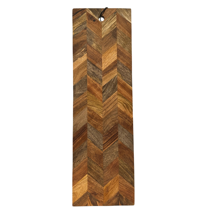 Vintage chevron fjøl 20x65 cm