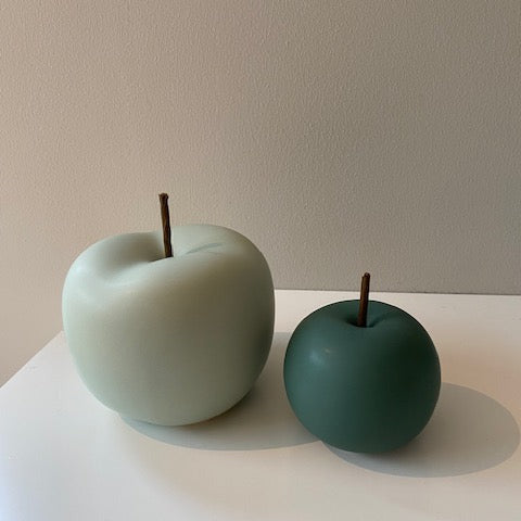Apple dekorasjon mintgrønn stor