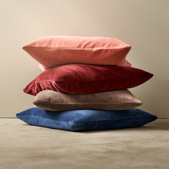 Velvet Burgundy putetrekk 50x50 cm