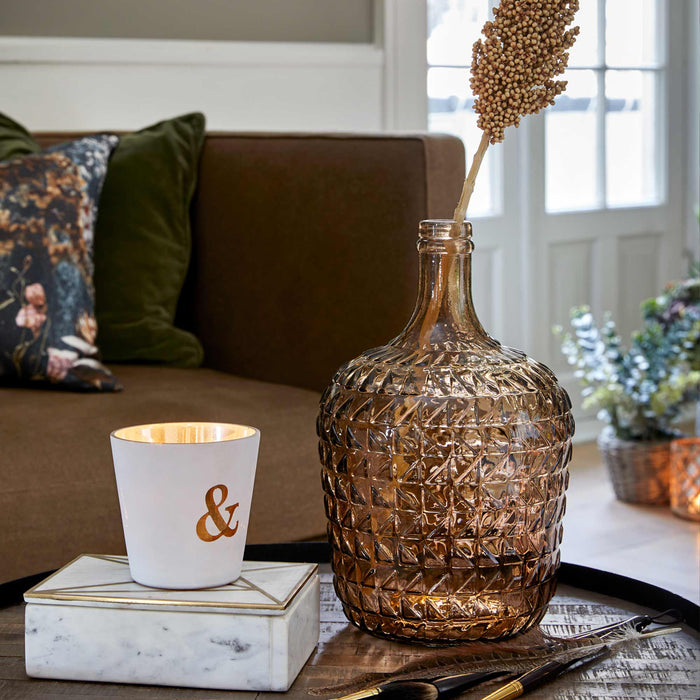 Catalania Brown dekorflaske/vase