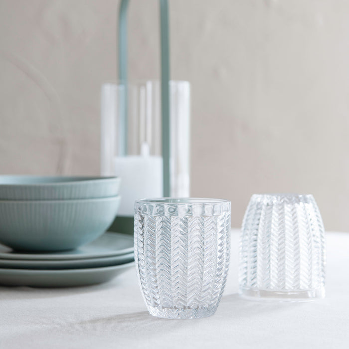Carla vannglass 2 stk klart