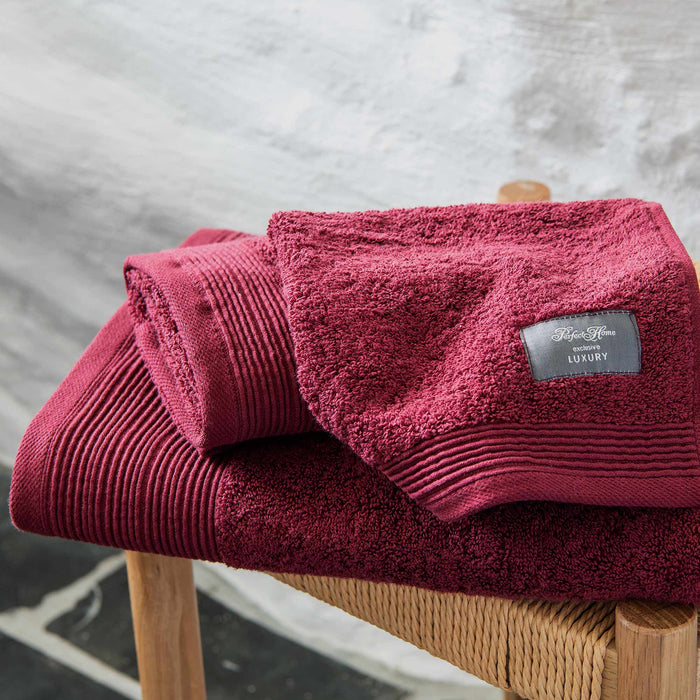Luxury Burgundy håndklesett