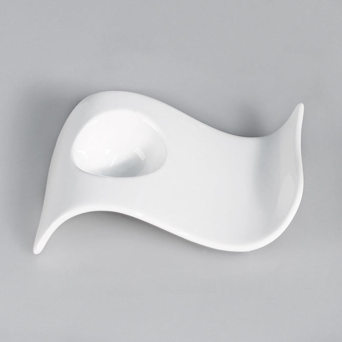 Hvit Lilje eggeglass 4 stk