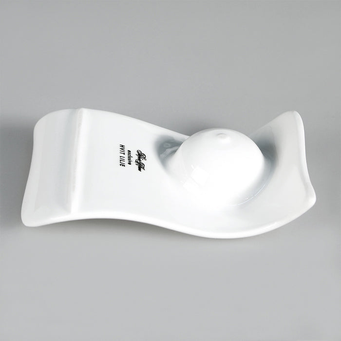 Hvit Lilje eggeglass 4 stk