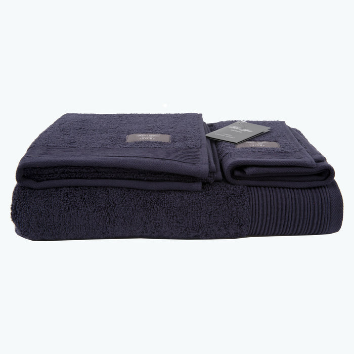 Luxury Navy håndklesett
