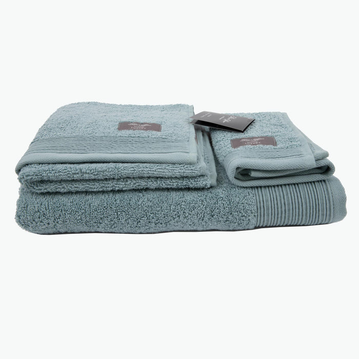 Luxury Ocean Blue håndklesett