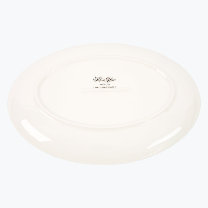Christmas Magic serveringsfat ovalt 33x24 cm