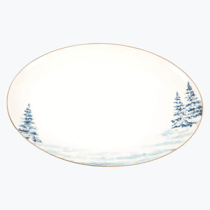 Christmas Magic serveringsfat ovalt 33x24 cm