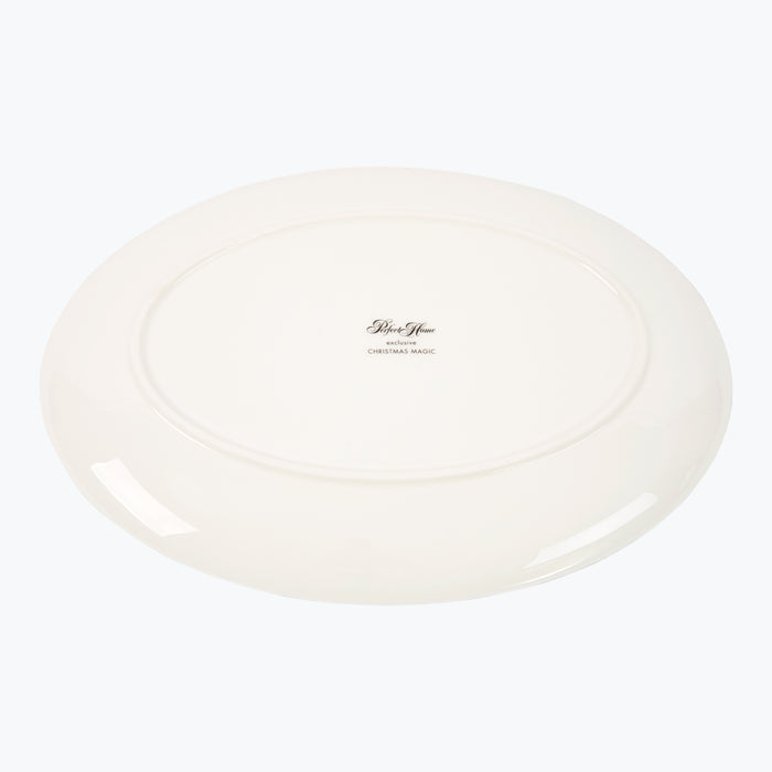 Christmas Magic serveringsfat ovalt 39x28 cm