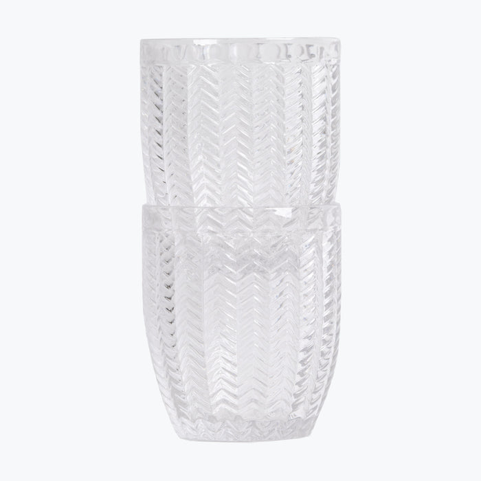 Carla vannglass 2 stk klart