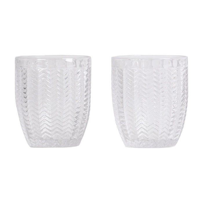 Carla vannglass 2 stk klart
