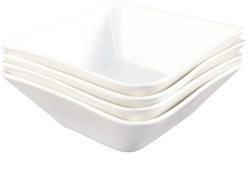 Hvit Lilje frokostskål 4 stk