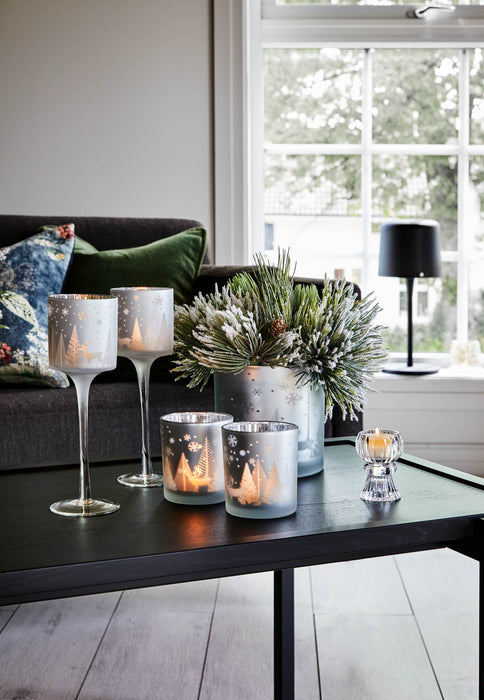 Falling Snow lykt/vase