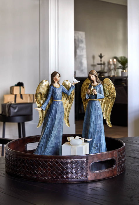 Leylah figur blå sett à 2